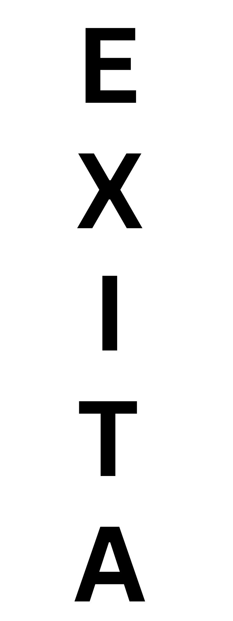 FIRE EMERGENCY IDENTIFYING MARKING FOR STAIRWELL DOORS