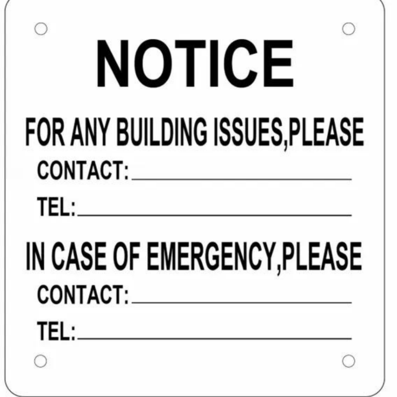 IN CASE OF EMERGENCY CONTACT