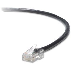 Cat5e Network Cable, RJ-45 Male Network, RJ-45 Male Network, 15ft, Black