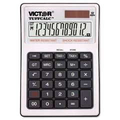 TUFFCALC Desktop Calculator, 12-Digit LCD