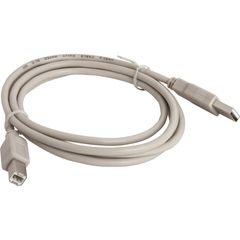 USB 2.0 A-B Printer Cables, 6 ft USB Data Transfer Cable, First End: 1 x USB Type A, Male, Second End: 1 x USB Type B, Male, Gray, 1 Each