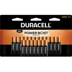 Coppertop Alkaline AAA Batteries, For Multipurpose, AAA, 1.5 V DC, 20 / Pack