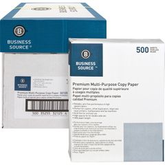 Premium Multipurpose Copy Paper, 92 Brightness, Letter, 8 1/2" x 11", 20 lb Basis Weight, 5 / Carton, 2500 Sheets, 500 Sheets per Ream, 5 Ream per Case, Acid-free, White