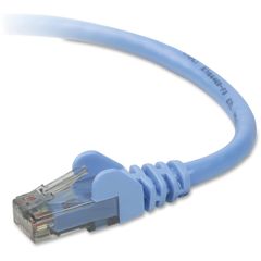 Cat6 Patch Cable, RJ-45 Male Network, RJ-45 Male Network, 15ft, Blue