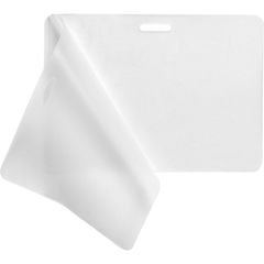 Government ID Laminating Pouches, Laminating Pouch/Sheet Size: 2.94" Width x 4.13" Length x 5 mil Thickness, for Photo, ID Badge, Recipe, Pre-trimmed, Clear, 100 / Box