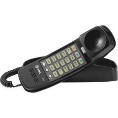 Trimline 210-BK Standard Phone - Black, 1 x Phone Line, Hearing Aid Compatible