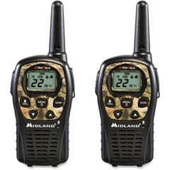 LXT535VP3 24-mile Range 2-Way, 22 Radio Channels, 22 GMRS, Upto 126720 ft, Auto Squelch, Keypad Lock, Silent Operation, Water Resistant, Camouflage, Mossy Oak, 2 Each