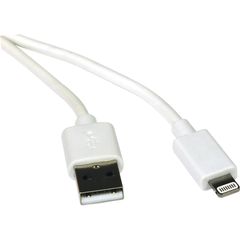 Eaton Tripp Lite Series USB-A to Lightning Sync/Charge Cable (M/M) - MFi Certified, White, 3 ft. (0.9 m), Lightning/USB for iPad, iPhone, iPod, 3 ft / 1M, 1 x Type A Male USB