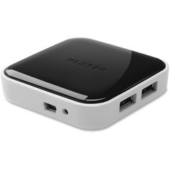 4-Port Powered Desktop Hub, USB, Notebook, Desktop, Hard Drive, Smartphone, External, 4 USB Port(s), 4 USB 2.0 Port(s), PC, Mac