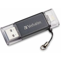 16GB Store 'n' Go Dual Flash Drive, 16 GB, USB 3.2 (Gen 1) Type A, Lightning, Graphite, Lifetime Warranty, 1 Each