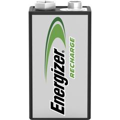 9-Volt Recharge Batteries, 1-Packs, For Multipurpose, Battery Rechargeable, 9V, 175 mAh, 8.4 V DC, 24 / Carton