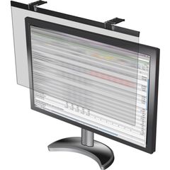 LCD Monitor Privacy Filter Black, For 24" Widescreen LCD Monitor, 16:10, Acrylic, Anti-glare, 1 Pack
