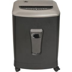 Light Duty Cross-cut Shredder, Non-continuous Shredder, Cross Cut, 12 Per Pass, for shredding Paper, Credit Card, Staples, Paper Clip, P-3, 8.66" Throat, 3 Minute Run Time, 30 Minute Cool Down Time