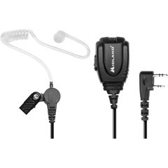 BizTalk BA3 Concealed Headset, Mono, Wired, Earbud, Over-the-ear, Monaural, In-ear, Black
