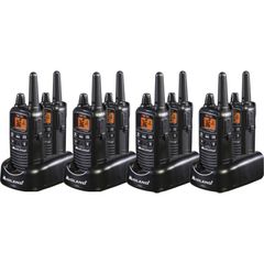 Business Radio Bundle, 36 Radio Channels, 22 FRS, Silent Operation, Hands-free, AAA, Nickel Metal Hydride (NiMH), Black, 8 / Carton
