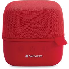 Bluetooth Speaker System - Red, 100 Hz to 20 kHz, TrueWireless Stereo, Battery Rechargeable, 1 Pack