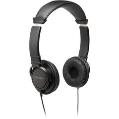 USB Hi-Fi Headphones, Stereo, Black, USB Type A, Wired, Over-the-head, Binaural, Circumaural, 6 ft Cable, 1