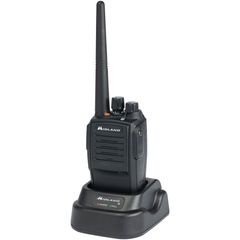 MB400 Business Radio, 16 Radio Channels, 142 Total Privacy Codes, 4 W, Low Battery Indicator, Timer, Lightweight, Water Proof, Dust Proof, Lithium Ion (Li-Ion), Black, 1 Each