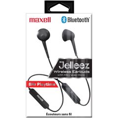 Jelleez Earset, Wireless, Bluetooth, Earbud, Black