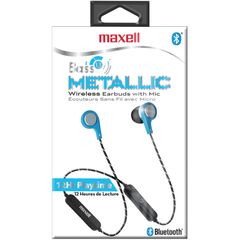 Bass13 Earset, Stereo, Wireless, Bluetooth, Earbud, Binaural, In-ear, Blue
