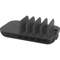 Wireless Charging Pad Charging Station, 1 Each, Input connectors: USB