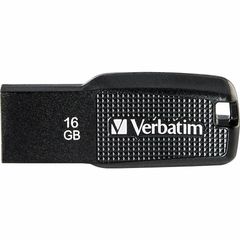 16GB Ergo USB Flash Drive - Black, 16GB, Black