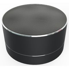 Portable Speaker System - 3 W RMS - Black, Battery Rechargeable, 1 Pack