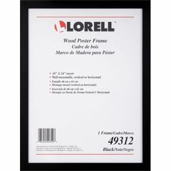 Wide Frame, 18" x 24" Frame Size, Rectangle, Horizontal, Vertical, 1 Each, Black
