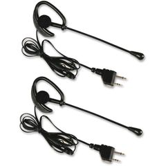 AVP-1 PTT Earset, Wired, Over-the-ear, Monaural, Black