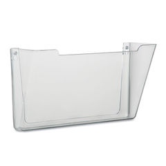 7520015827273, SKILCRAFT Wall Hanging File, Letter Size, 13.25" x 4" x 14.88", Clear