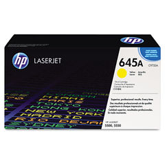 HP 645A, (C9732A) Yellow Original LaserJet Toner Cartridge