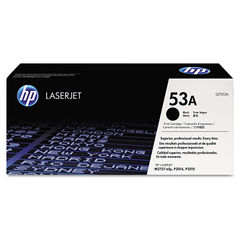HP 53A, (Q7553A) Black Original LaserJet Toner Cartridge