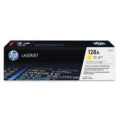 HP 128A, (CE322A) Yellow Original LaserJet Toner Cartridge