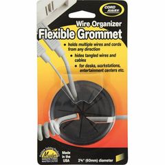 Flexible Grommet, Grommet, Black, 1