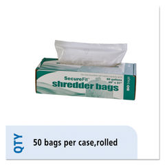 8105015574982, SKILCRAFT Heavy-Duty Shredder Bags, 60 gal Capacity, 50/BX