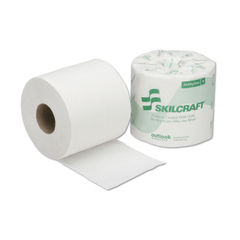 8540016308729, SKILCRAFT Toilet Tissue, Septic Safe, 2-Ply, White, 500/Roll, 96 Roll/Box