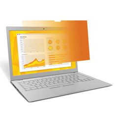 Gold Frameless Privacy Filter for 14" Widescreen Laptop, 16:9 Aspect Ratio
