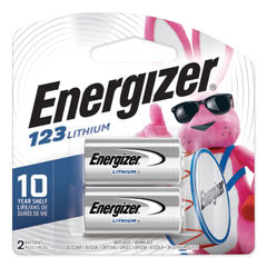 123 Lithium Photo Battery, 3 V, 2/Pack