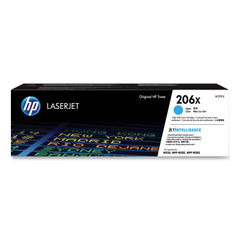HP 206X, (W2111X) High-Yield Cyan Original LaserJet Toner Cartridge