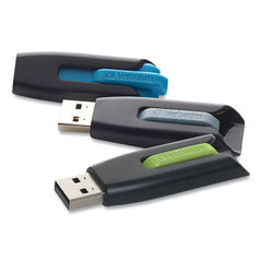 Store 'n' Go V3 USB 3.0 Drive, 16 GB, Assorted Colors, 3/Pack