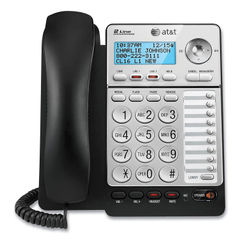 ML17928 Two-Line Corded Speakerphone, Black/Silver