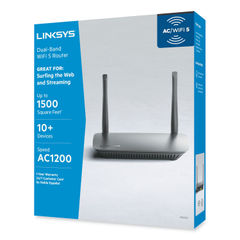 AC1200 Wi-Fi Router, 5 Ports, Dual-Band 2.4 GHz/5 GHz
