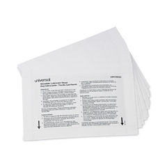 Shredder Lubricant Sheets, 8.4 x 5.9, 24 Sheets/Pack