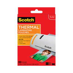 Laminating Pouches, 5 mil, 5" x 7", Clear, 100/Pack