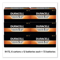 CopperTop Alkaline 9V Batteries, 72/Carton