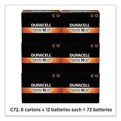 CopperTop Alkaline C Batteries, 72/Carton