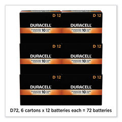 CopperTop Alkaline D Batteries, 72/Carton