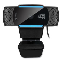 CyberTrack H5 1080P HD USB AutoFocus Webcam with Microphone, 1920 Pixels x 1080 Pixels, 2.1 Mpixels, Black