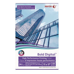 Bold Digital Printing Paper, 98 Bright, 24 lb Bond Weight, 11 x 17, White, 500/Ream