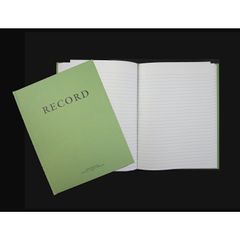 United Book Press Green Accounting Book 10-1/2 x 8 - 192 Sheet(s) - 8" x 10. 50" Sheet Size